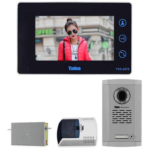 پکیج 1 واحدی آیفون تصویری تابا مدل TVD-2070 با حافظه لمسی